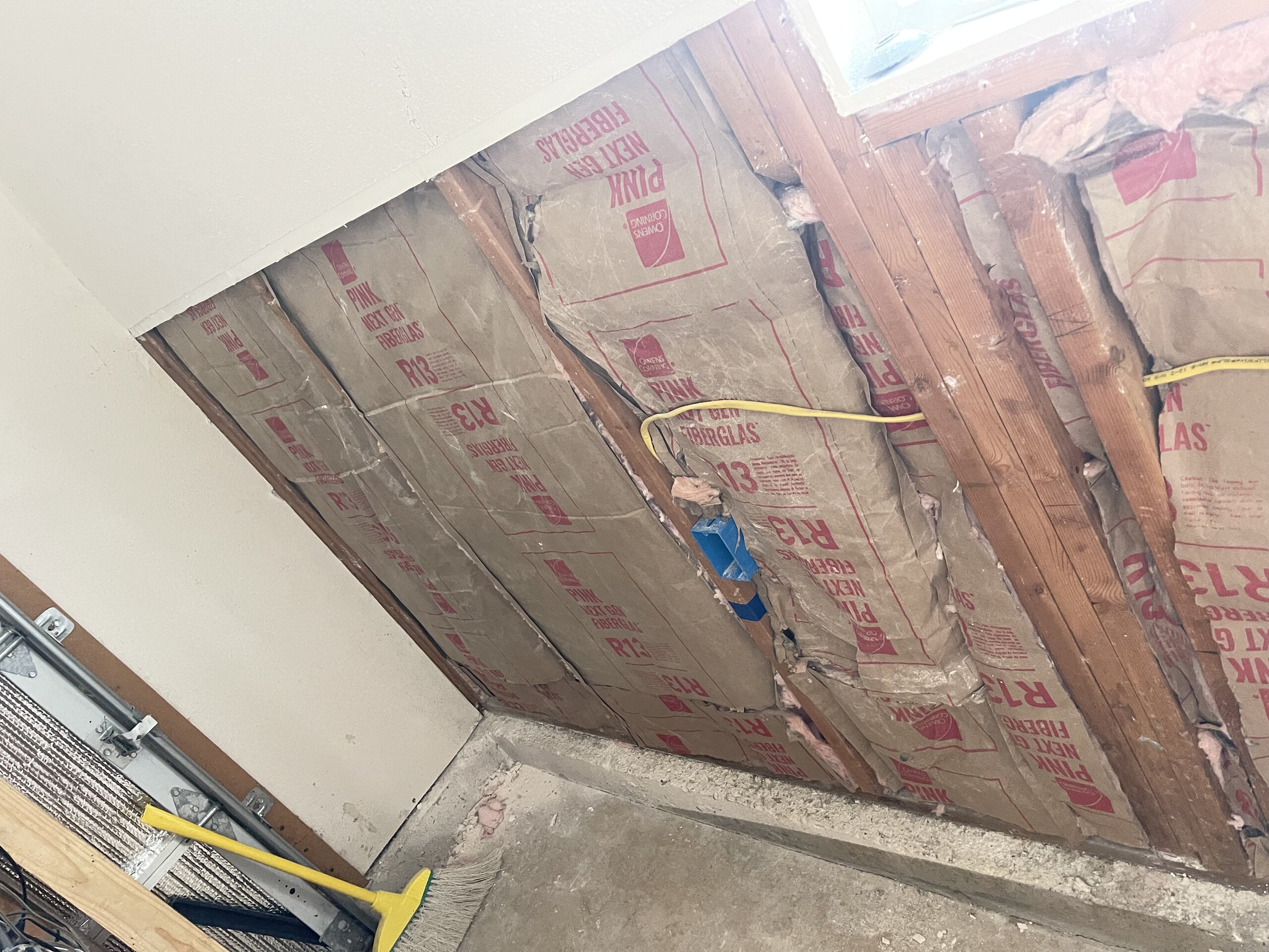 Drywall removal for decorative panels